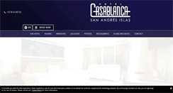 Desktop Screenshot of hotelcasablancasanandres.com